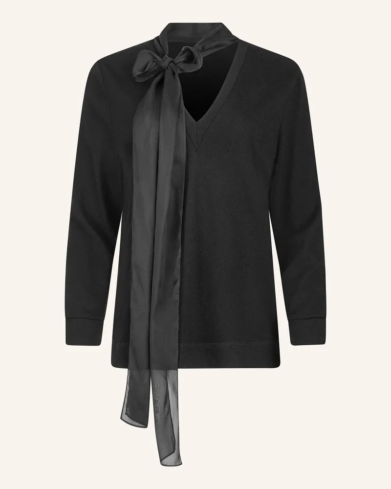 Helene Galwas Pullover mit V-Ausschnitt JUNA Schwarz