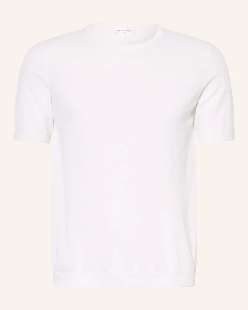 Roberto Collina Strickshirt weiss Weiss