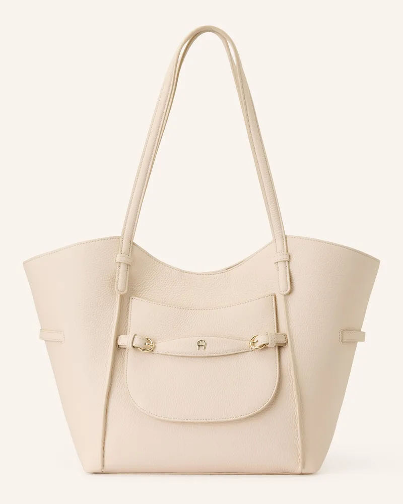 Aigner Shopper CAVALLO LARGE Ecru