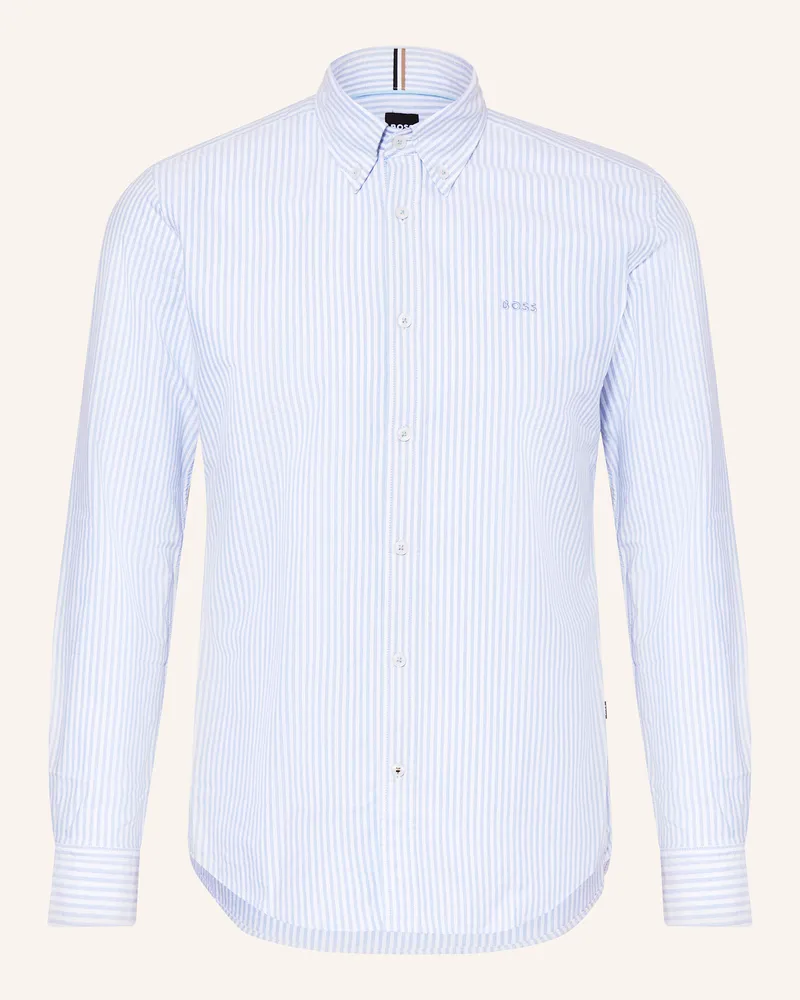 HUGO BOSS Hemd ROAN Slim Fit Hellblau