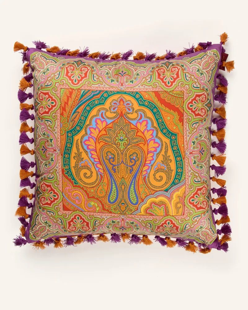 Etro Dekokissen gelb Orange
