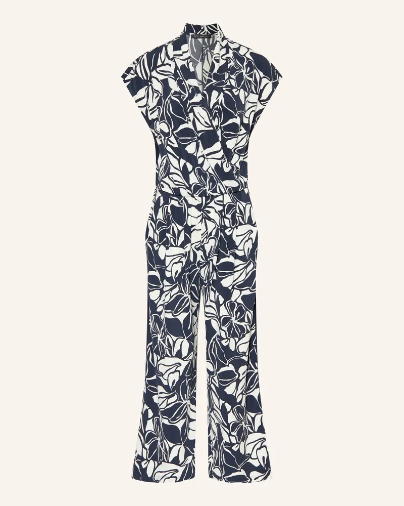 Betty Barclay Jumpsuit Aus Jersey In Wickeloptik blau Dunkelblau