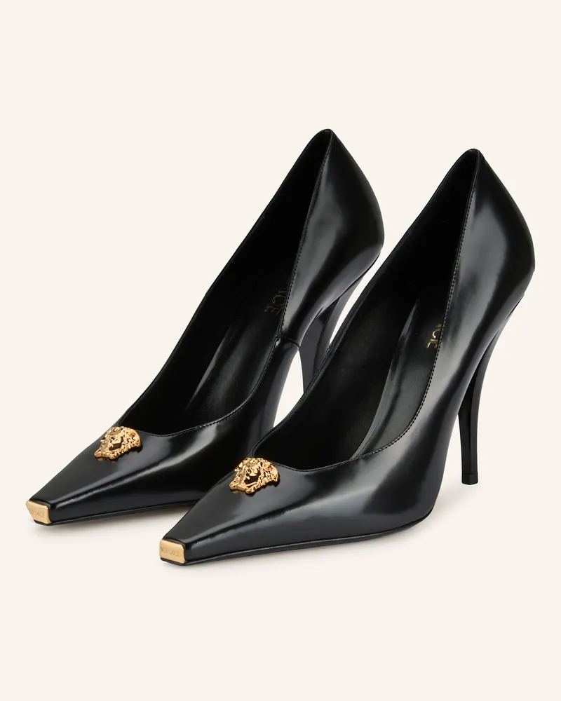 Versace Pumps LA MEDUSA Schwarz