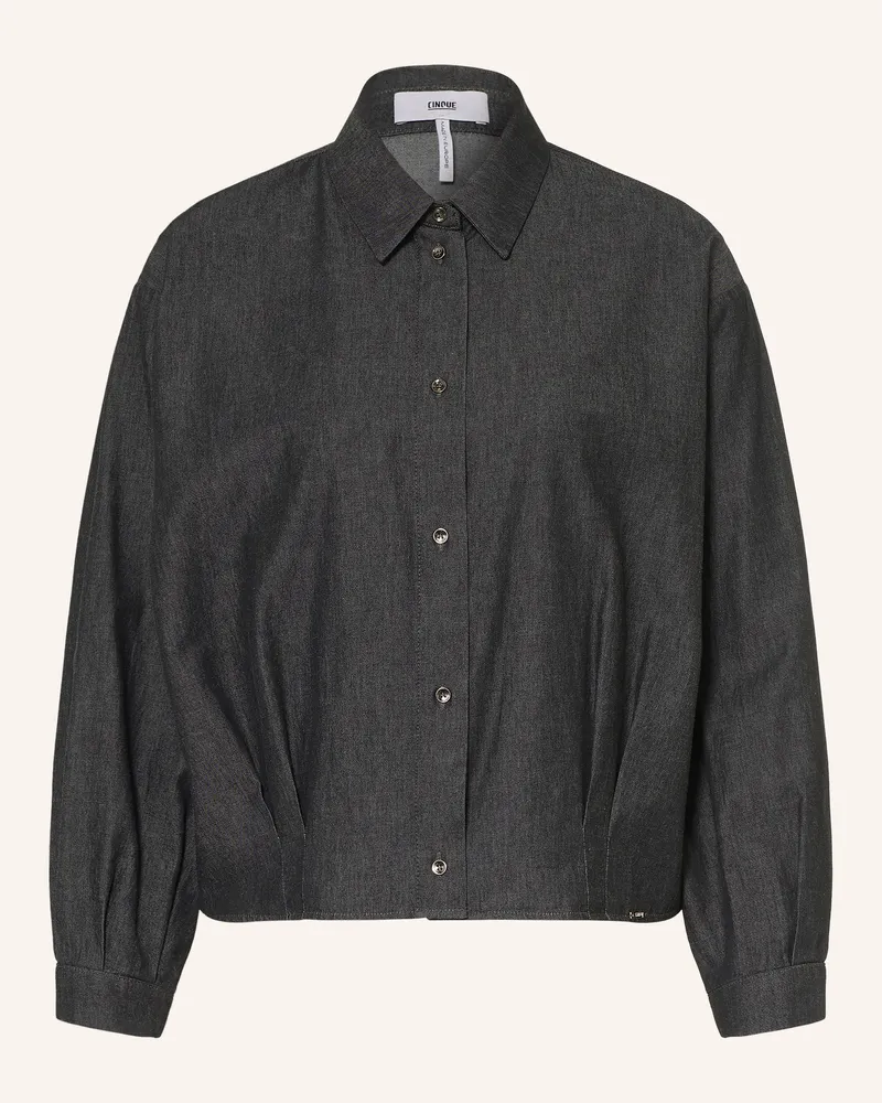 cinque Jeansbluse Citerno grau Dunkelgrau
