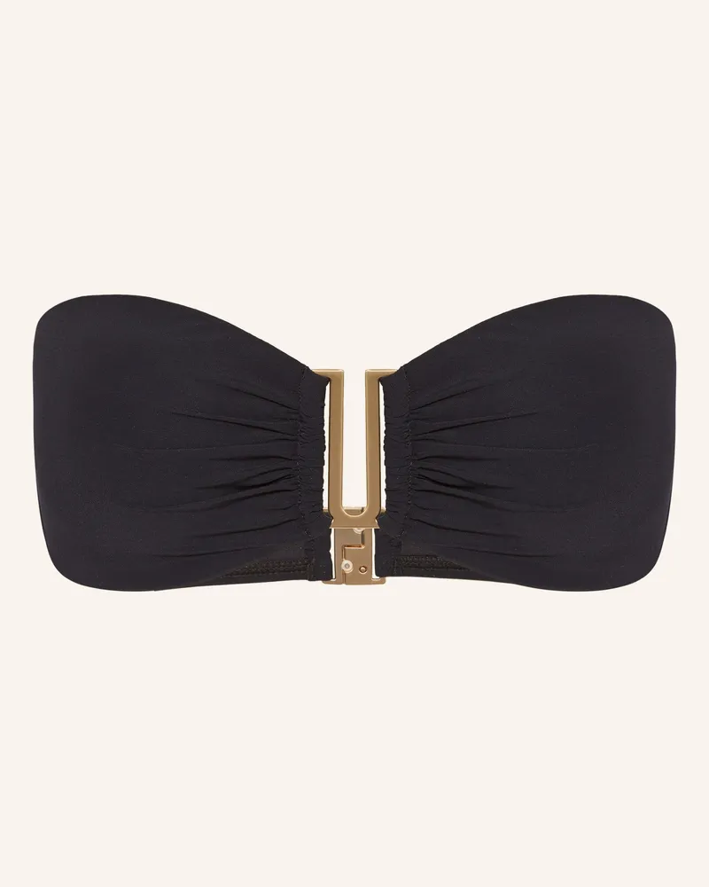 JETS Australia Bandeau-Bikini-Top JETSET Schwarz