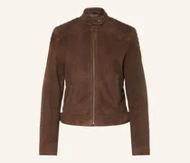Lederjacke Mollison braun