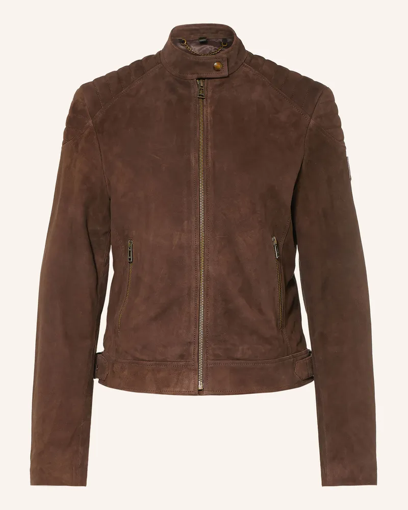 Belstaff Lederjacke Mollison braun Dunkelbraun