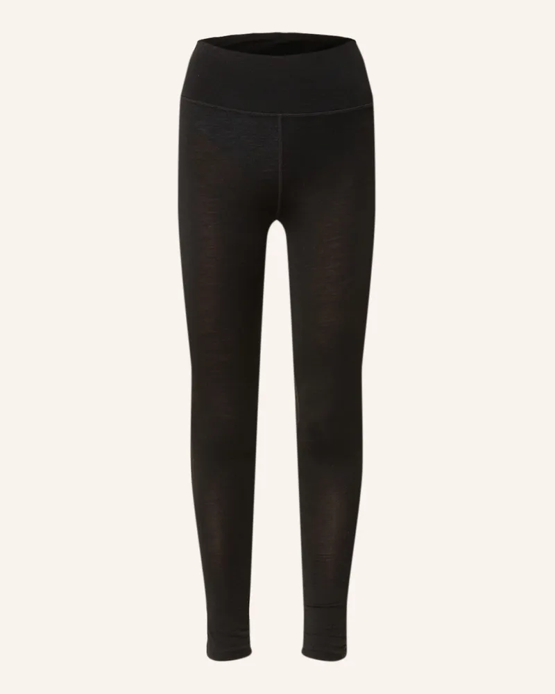 WE NORWEGIANS Funktionswäsche-Hose SNO aus Merinowolle Schwarz