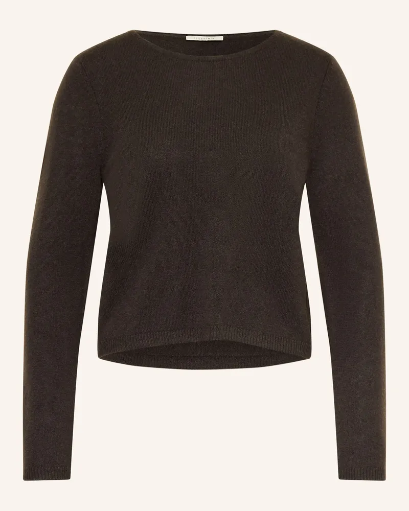 lilienfels Cashmere-Pullover Dunkelbraun