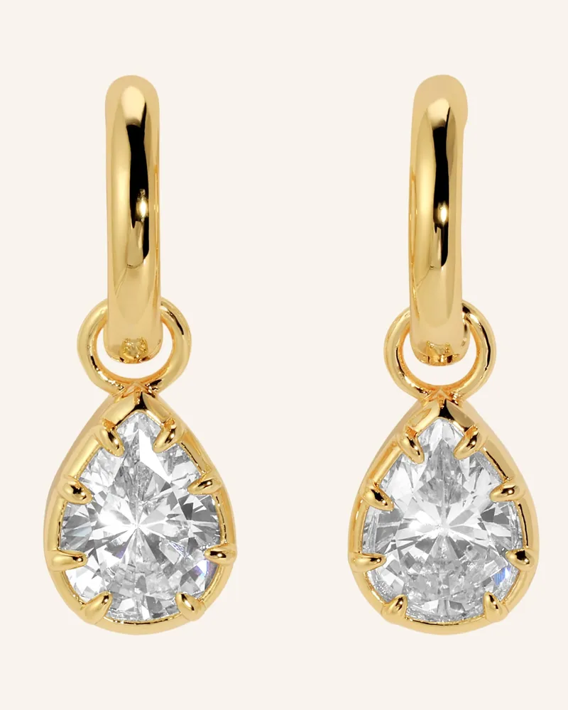 Lili Claspe Ohrhänger Cleo Pear Drops By Glambou gold Gold