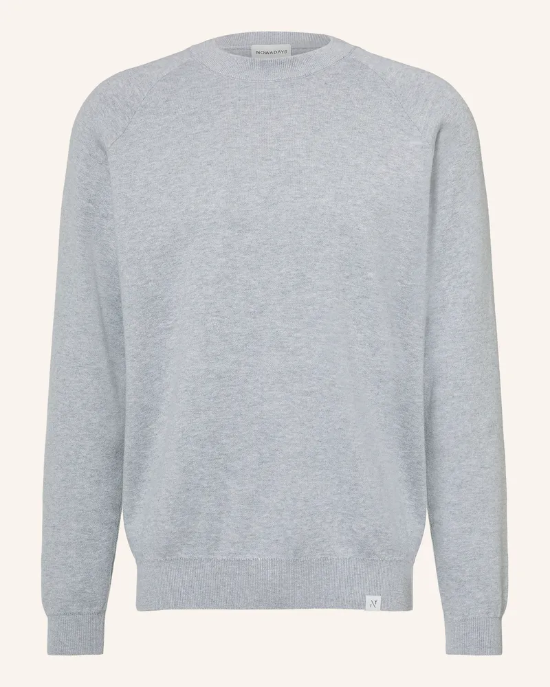 Nowadays Pullover grau Hellgrau