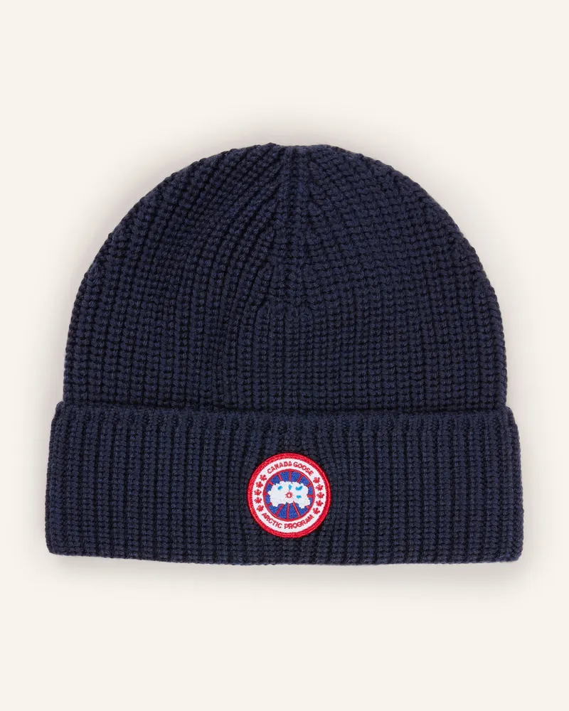 Canada Goose Mütze blau Dunkelblau
