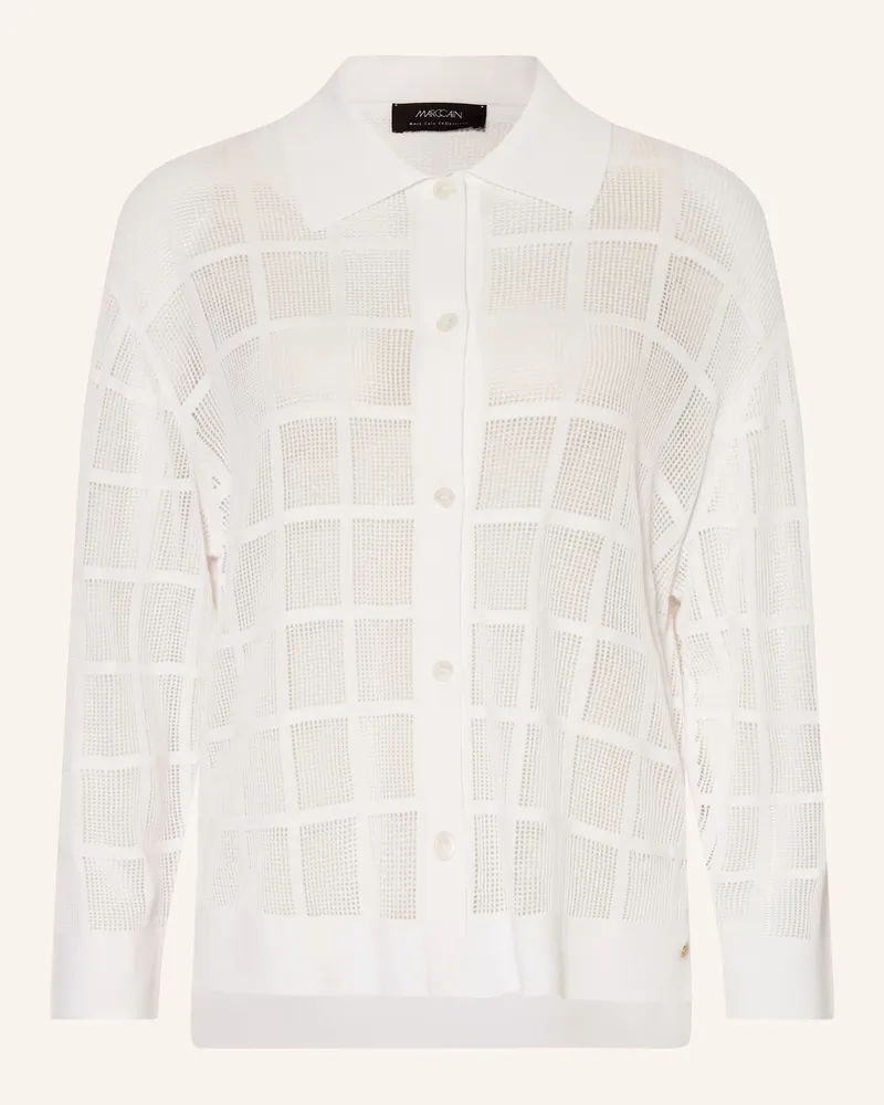 Marc Cain Blusenshirt Aus Mesh weiss 110