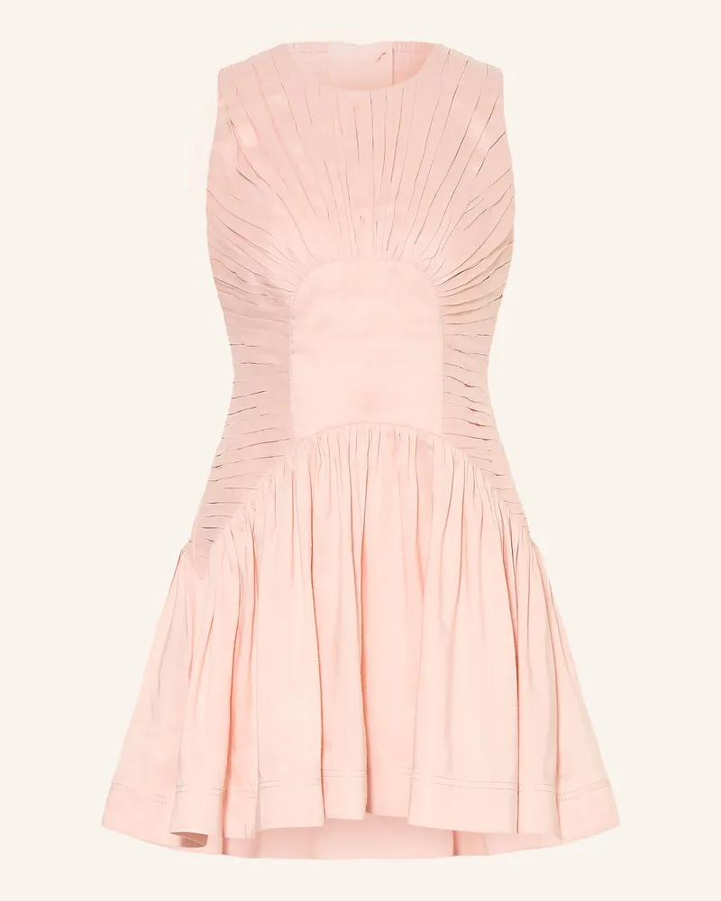Aje. Kleid Medea Mit Leinen rosa Rosé