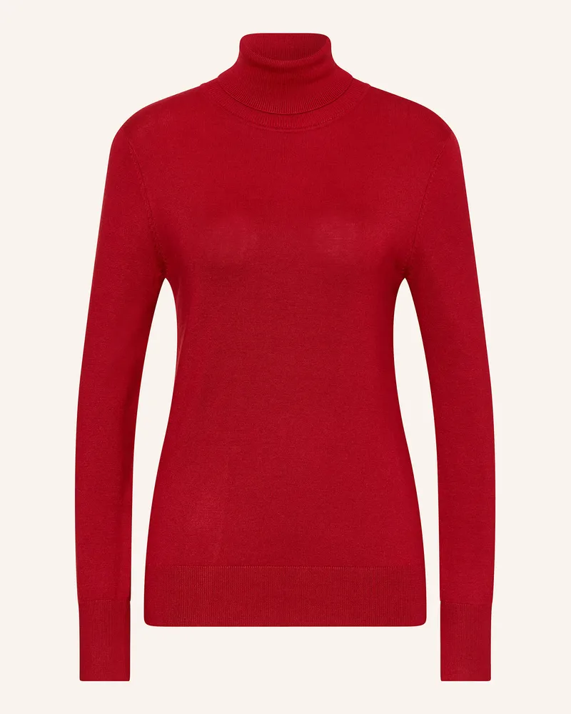 Darling Harbour Rollkragenpullover rot Brick