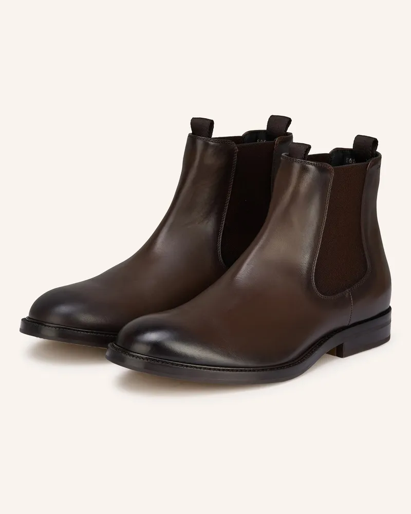 HUGO BOSS Chelsea-Boots DRESSLETIC Dunkelbraun