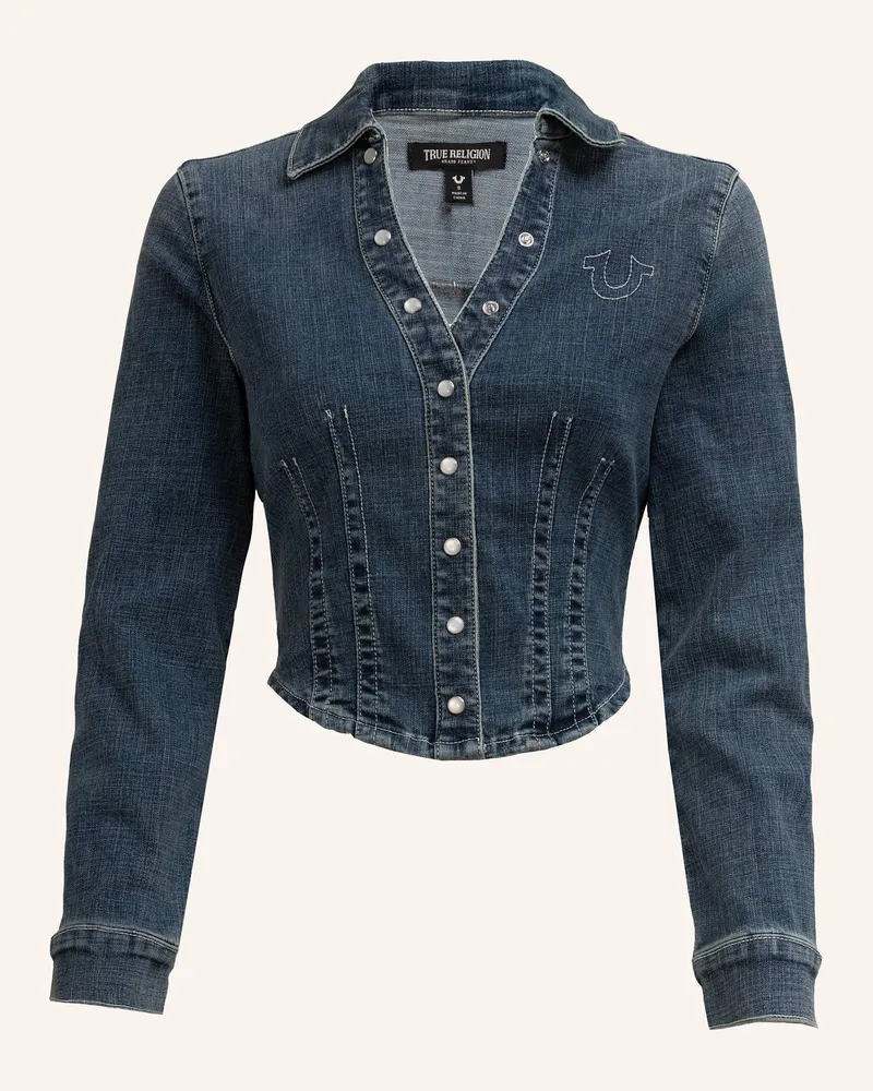 True Religion Jeanshemd SNATCHED Blau