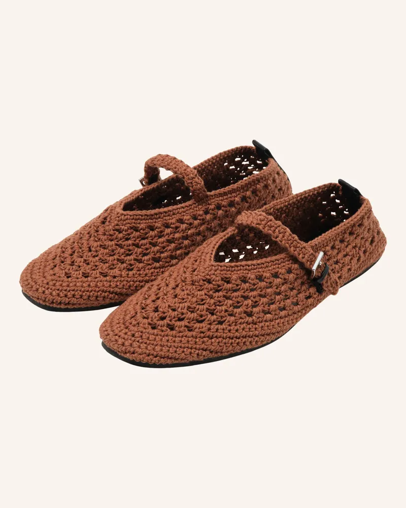 BIMBA Y LOLA Ballerina beige Khaki