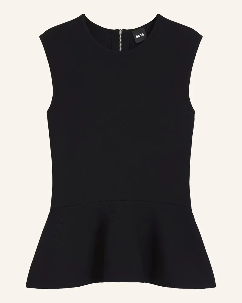 HUGO BOSS Jerseytop FILLO Schwarz