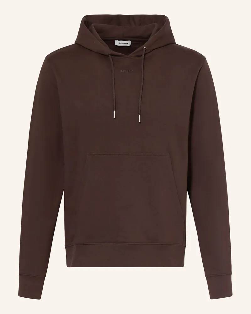 Sandro Hoodie Dunkelbraun