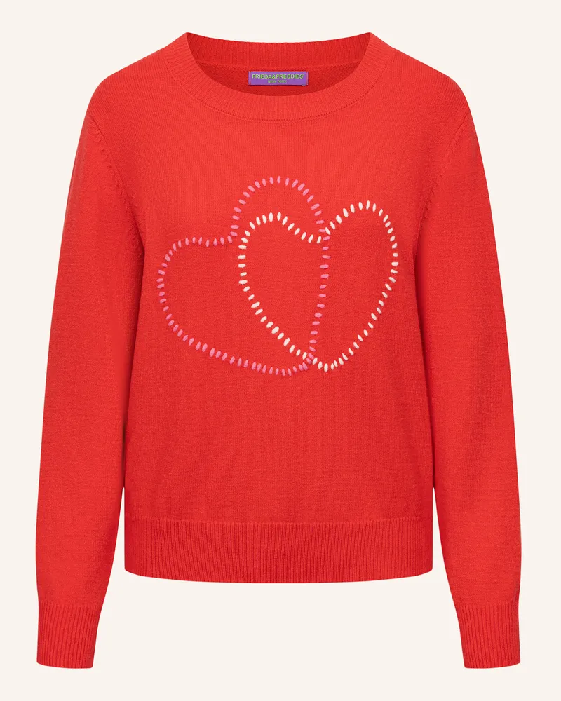 Frieda & Freddies Pullover rot Rot