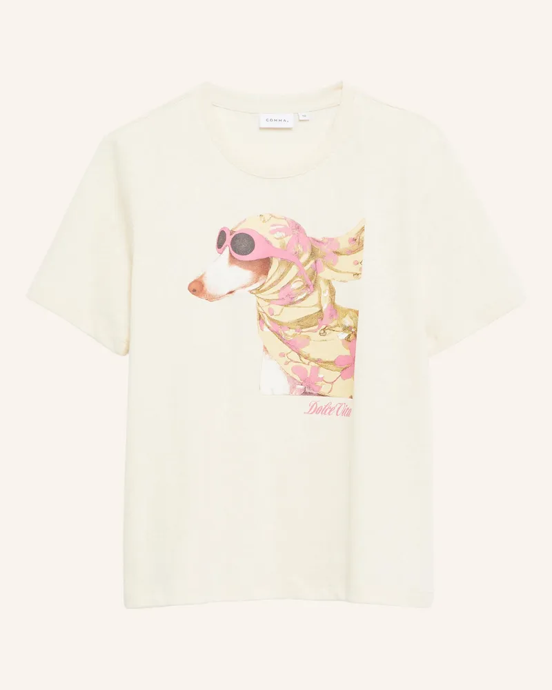 COMMA T-Shirt beige 