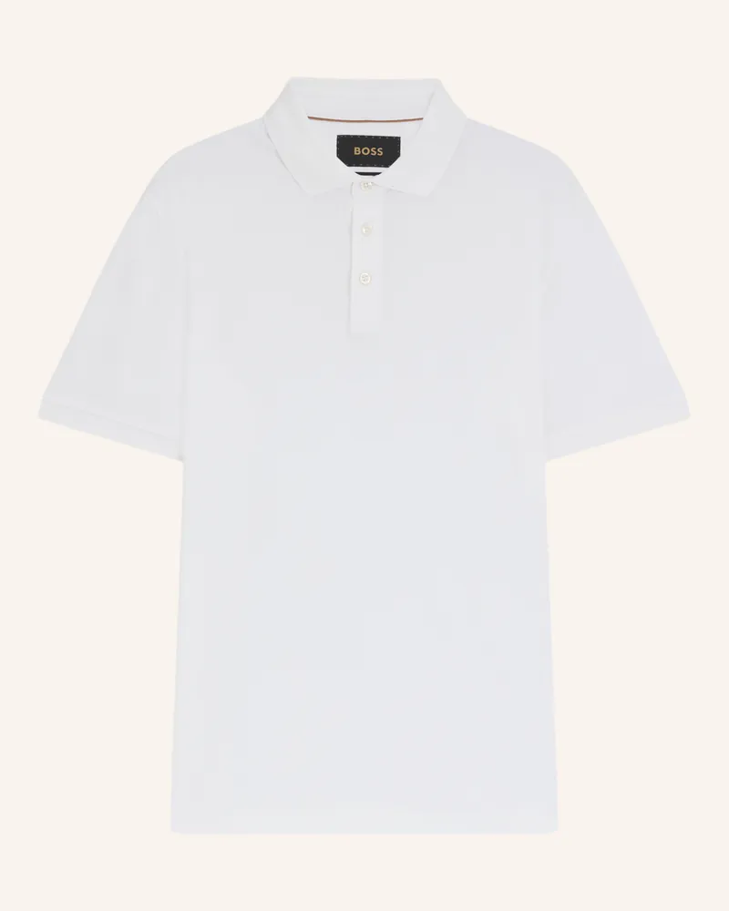 HUGO BOSS Poloshirt L-PERRY 14 Regular Fit Weiss