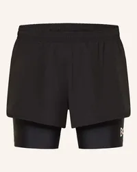 District Vision 2-in1-Laufshorts TRAIL Schwarz