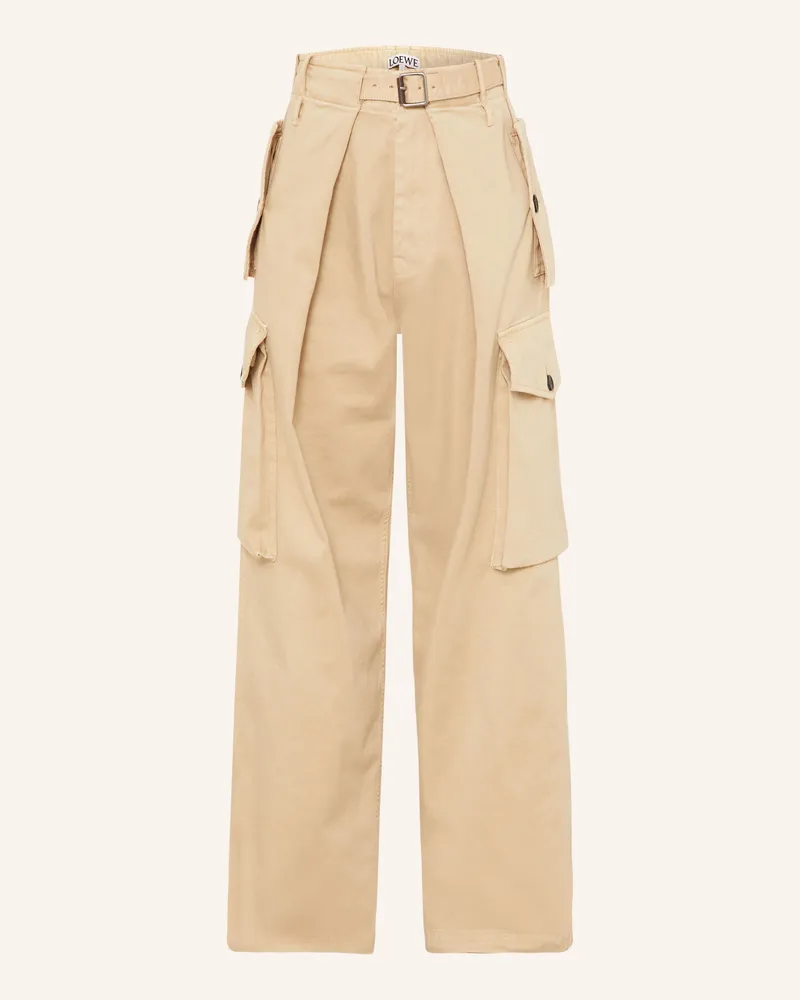 Loewe Cargohose Regular Fit beige Beige