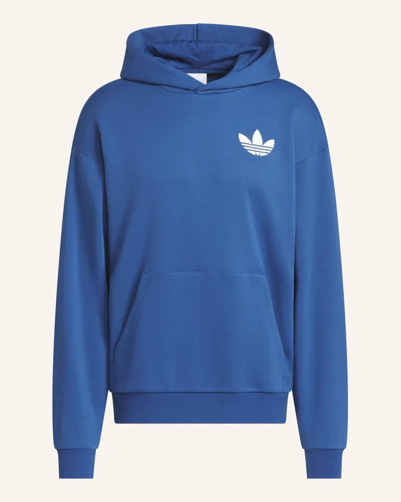adidas World Wide Hoops Hoodie blau Blau