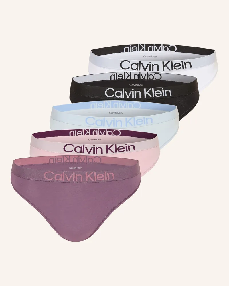 Calvin Klein 5er-Pack Slips Extra Soft Cotton weiss Weiss