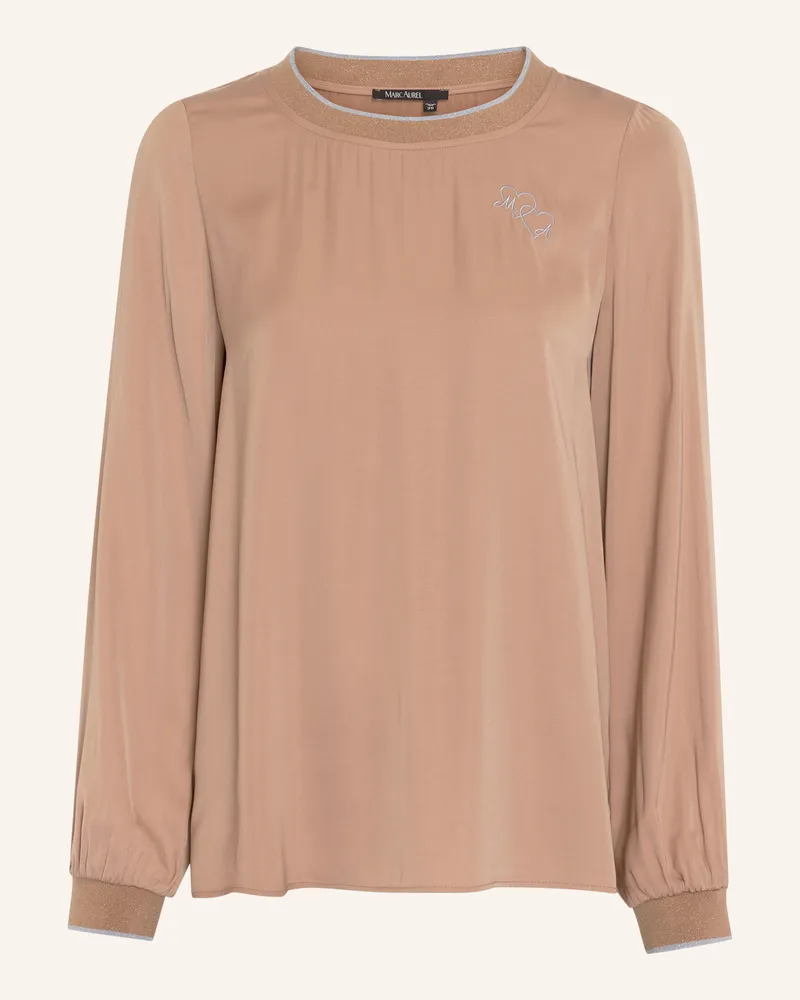MARC AUREL Blusenshirt beige Braun