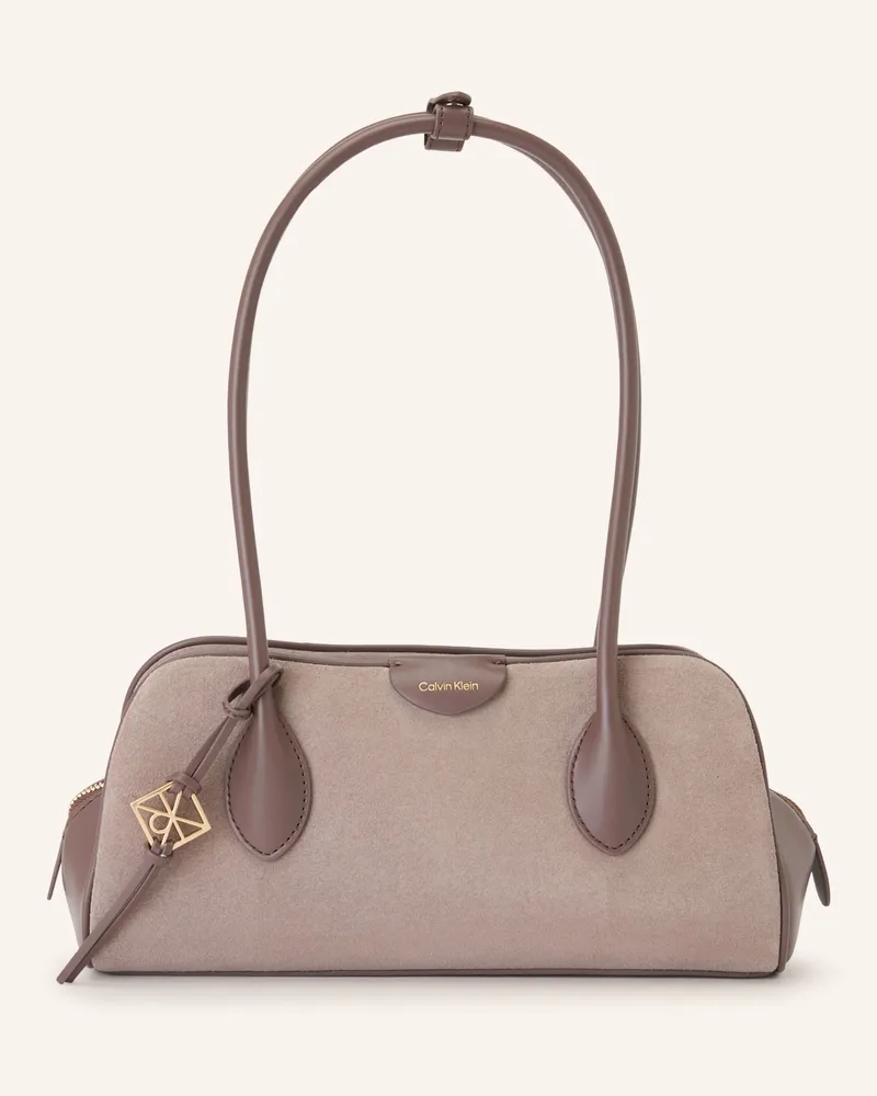 Calvin Klein Schultertasche grau Taupe