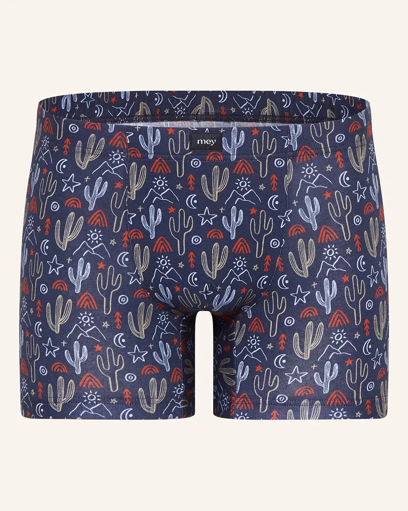 Mey Schlafshorts Serie DESERT CACTUS Dunkelblau