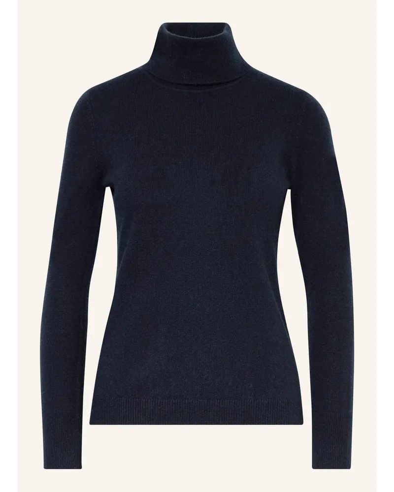 Darling Harbour Rollkragenpullover aus Cashmere Blau