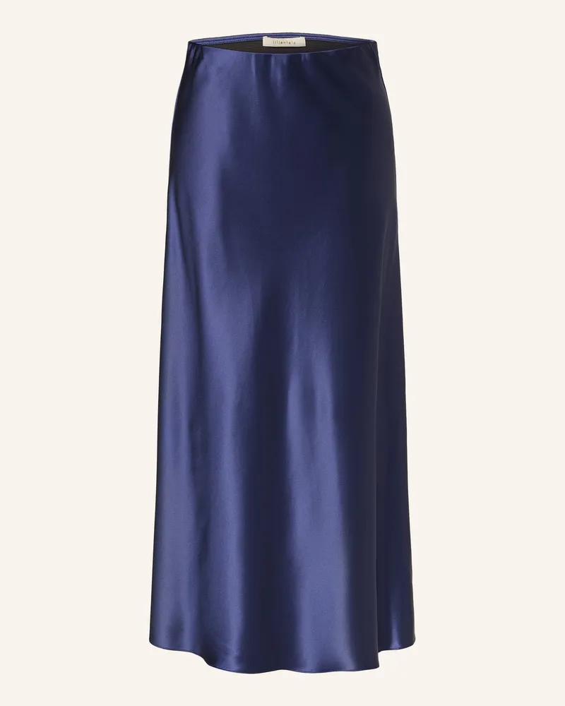 lilienfels Satinrock blau Dunkelblau