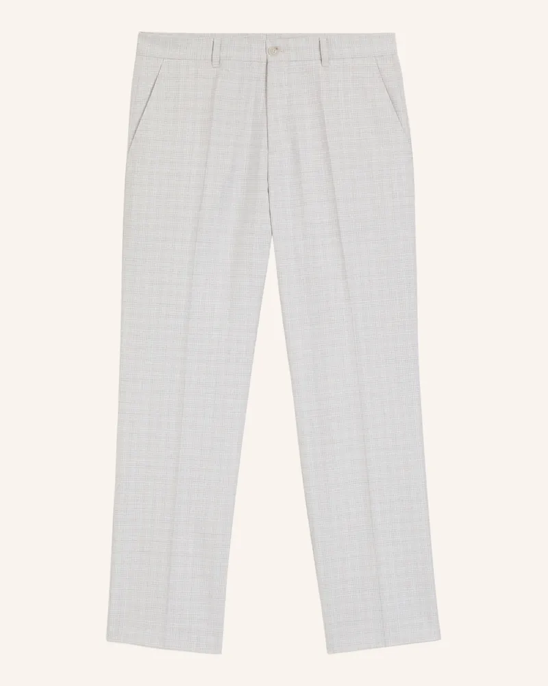 HUGO BOSS Anzughose C-Piero-263 Straight Fit beige Weiss