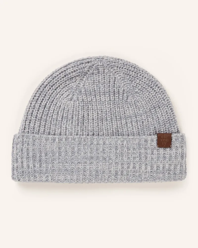 Eleventy Cashmere-Mütze Weiss