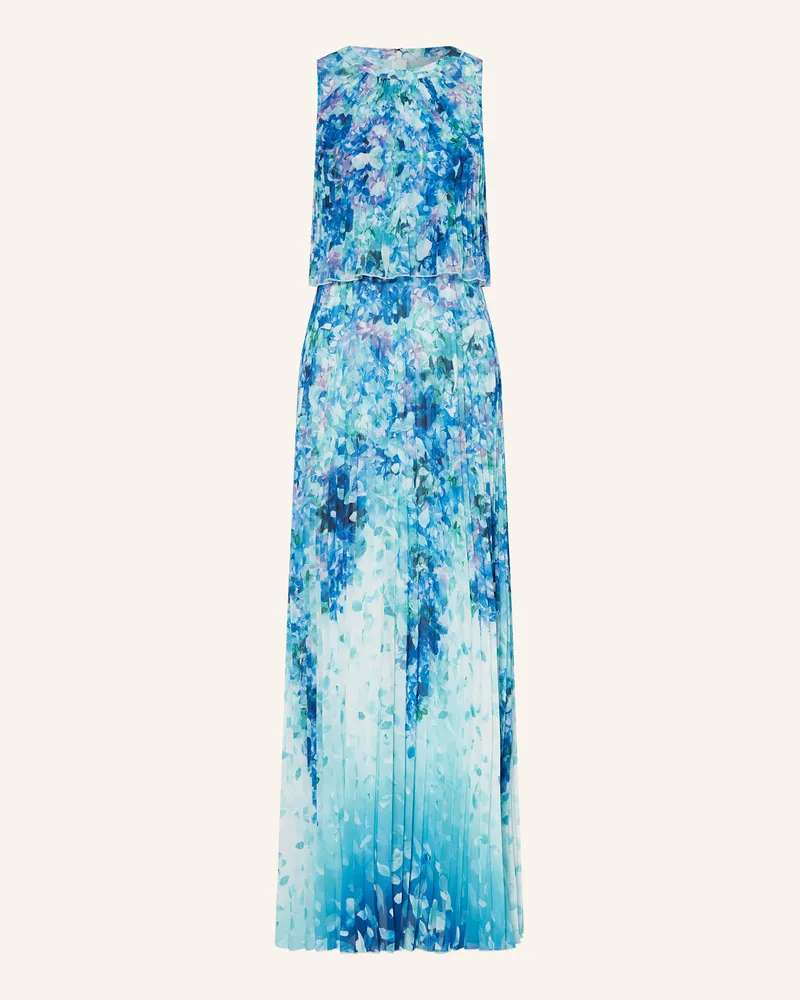 Apart Abendkleid mit Plissees Türkis