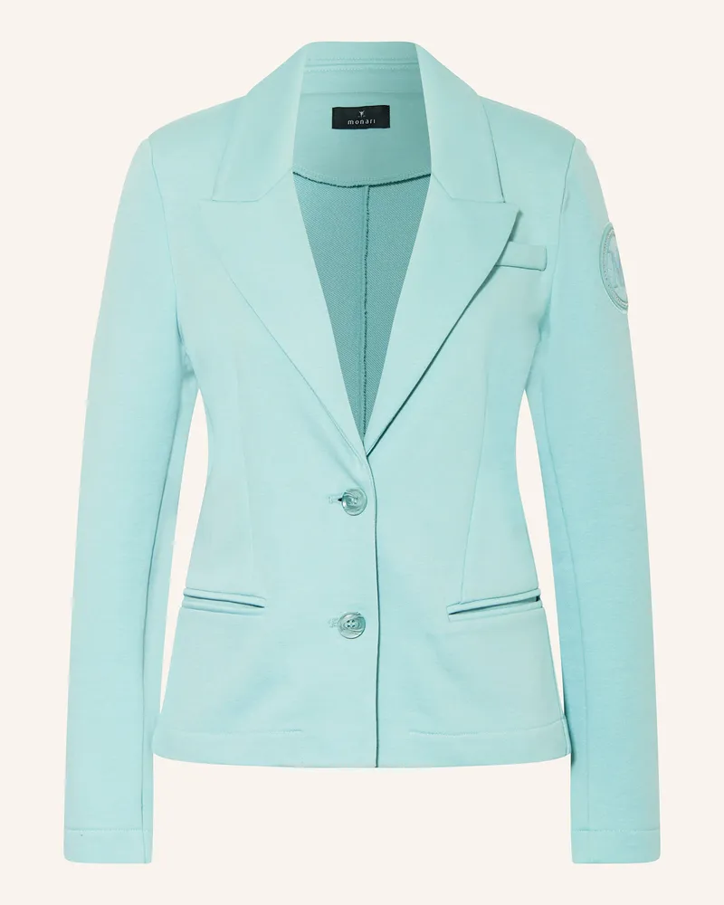 monari Jerseyblazer mit Schmucksteinen Mint