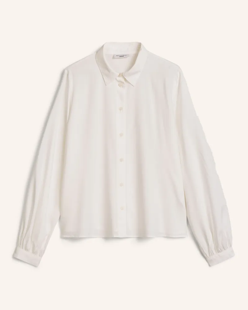 Marc O'Polo Viskose-Bluse weiss Weiss