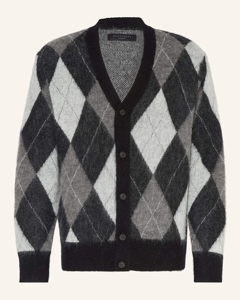 AllSaints Strickjacke BOWER Schwarz