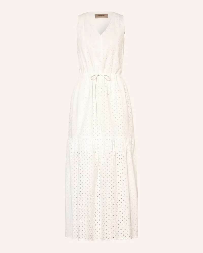 Mos Mosh Kleid Mmsabria Aus Lochspitze weiss Weiss