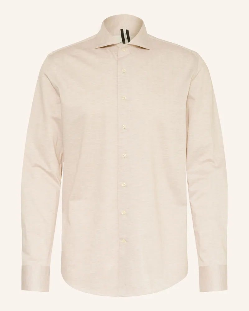 Profuomo Hemd Regular Fit Beige