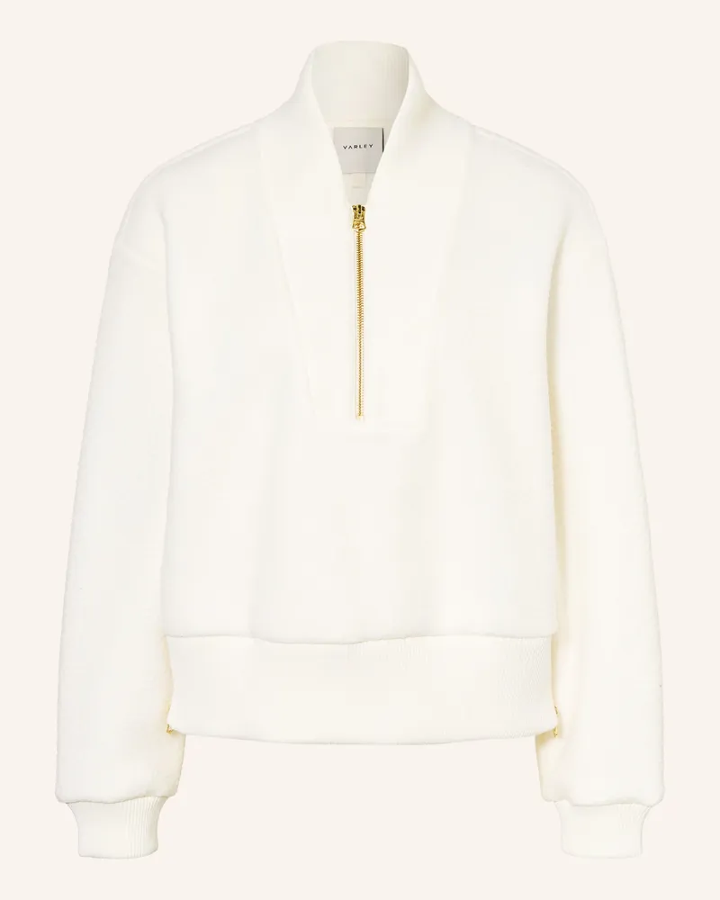 Varley Fleece-Troyer Mumford weiss Creme