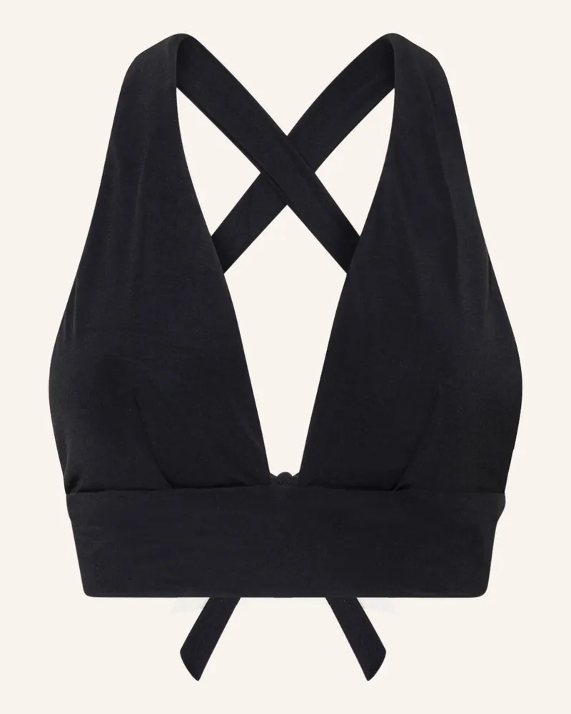 JETS Australia Bralette-Bikini-Top Jetset schwarz Schwarz