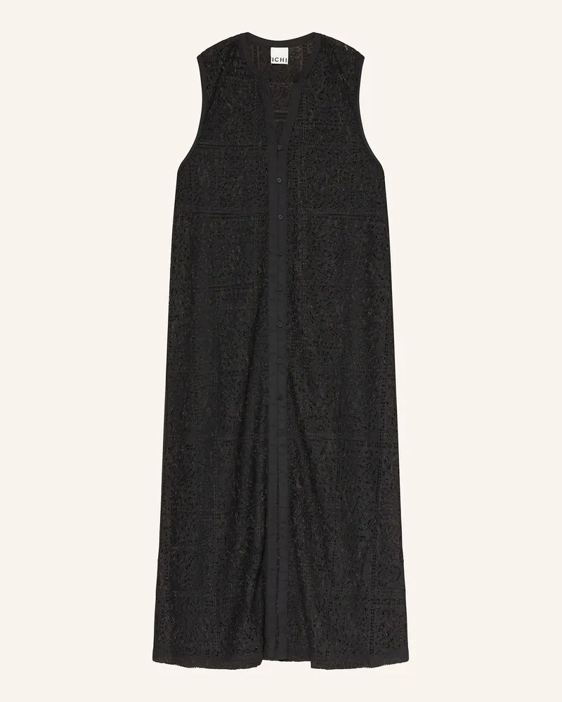 ICHI Spitzenkleid IHMALEO Schwarz