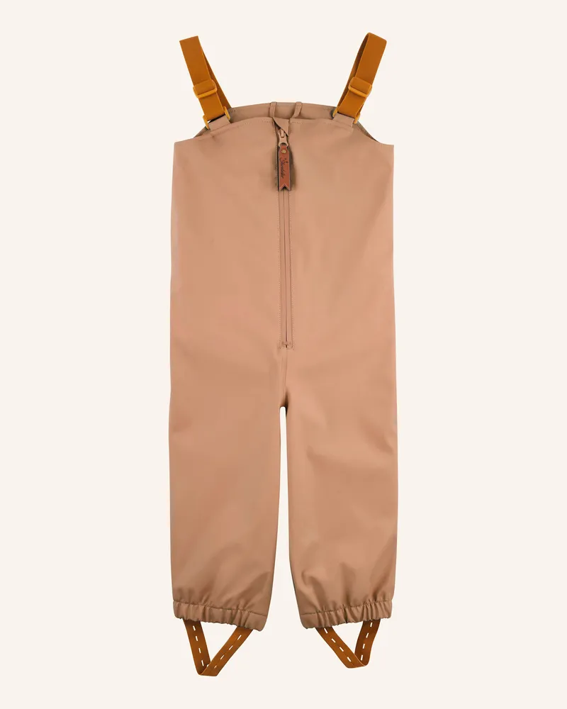 Sterntaler Regenhose ungefüttert uni Braun