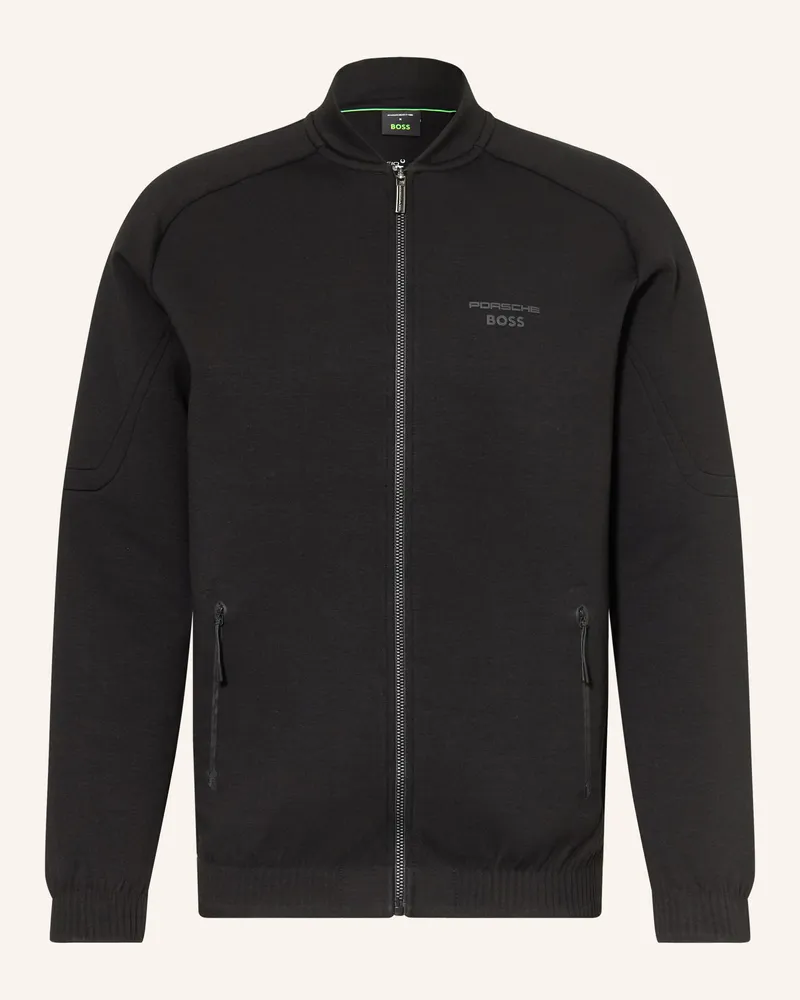 HUGO BOSS Sweatjacke Spirit schwarz Schwarz
