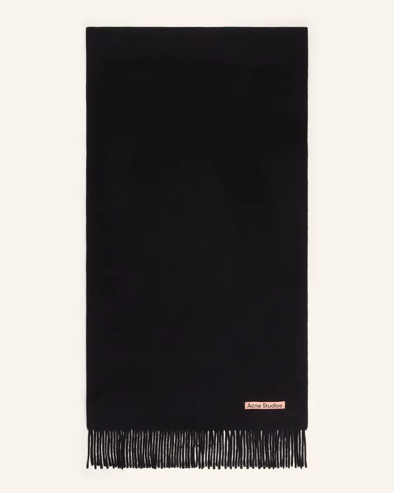 Acne Studios Schal schwarz Schwarz
